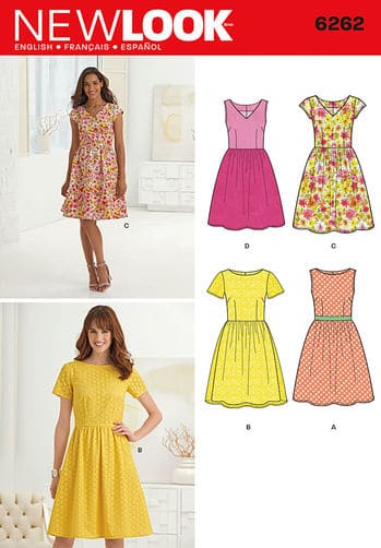 Simplicity New Look Sewing Pattern Dresses 6262 | Alisellou Designs ...