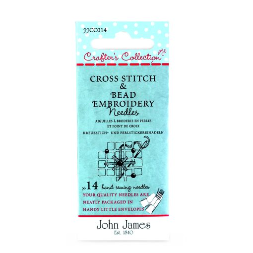 John James Cross Stitch & Bead Embroidery Assorted Sizes